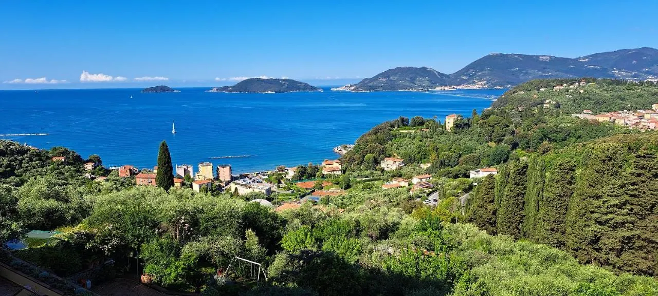 Appartamento Vista Mare Lerici L'Elce Sul Mare Olaszország